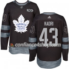 Adidas Maillot de Hockey Toronto Maple Leafs Nazem Kadri 43 1917-2017 100th Anniversary Noir Authentic - Homme